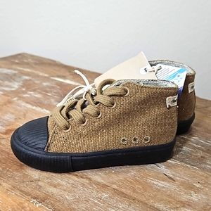 Zara Kids Footwear "homesick to yesterday" high top sneakers size USA 5 1/2